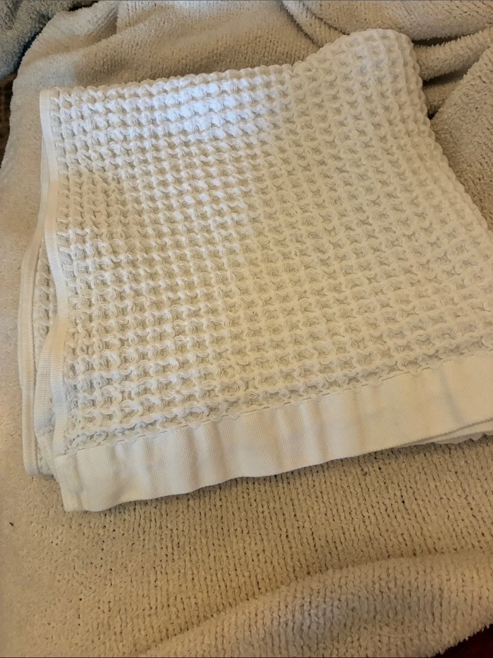Sutera Spa Waffle Towel 26”x 56”